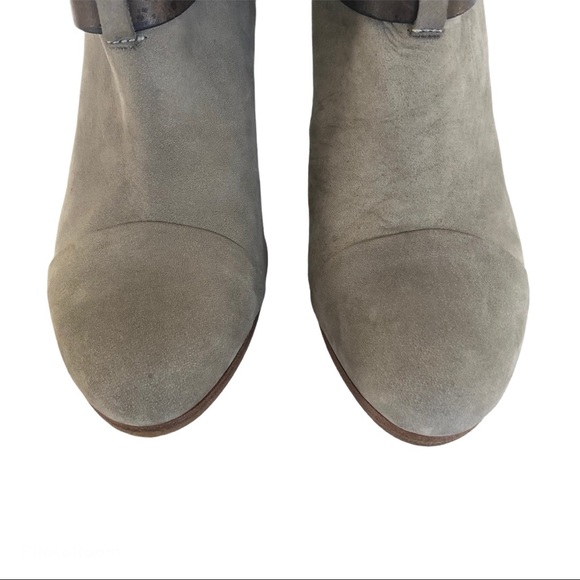 Rag and Bone Harrow Grey Suede Ankle Boots, 36 - Picture 7 of 15